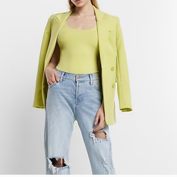 Lime Green 🟢 Contour Bodysuit - Picture 6 of 6